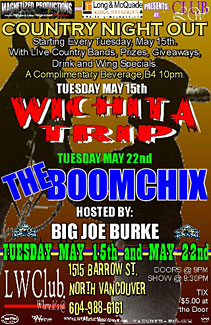 Poster for Wichita Trip and Boomchix at The Lynwood on May 22, 2007