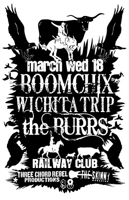 Railway Club poster for March 18, 2009 show